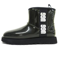 UGG(アグ) レインブーツ レディース クラシック クリア ミニ 1113190 黒 ラバー ラバー