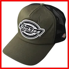 【匿名配送】カーキ_XL [ディッキーズ] メッシュキャップ 帽子 メンズ オリジナル ロゴ レディース ユニセックス カラー 黒 メッシュ キャップ アメカジ
