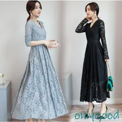 パーティードレス ドレス 結婚式 ワンピース 30代 40代 レディース ワンピース お呼ばれ ロングワンピース Aライン レースワンピース きれいめ