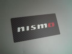 製廃】旧NISMO （ニスモ）カーボン調 エンブレム ステッカー - メルカリ