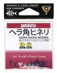 【新品・2営業日で発送】がまかつ バラ ヘラ角ひねり(青) 7