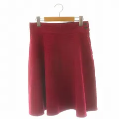 ヒステリックグラマー HYSTERIC GLAMOUR フレアスカート 千鳥柄 コーデュロイ 細畝 ひざ丈 M ピンク /KO ■OS