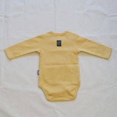 《COODO》ベビー　ボディ肌着 68サイズ ／ KIMONO bodysuit (LONGSLEEVE)_sunny