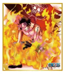 【中古】紙製品(キャラクター) ポートガス・D・エース 「ワンピース ビジュアル色紙コレクション」