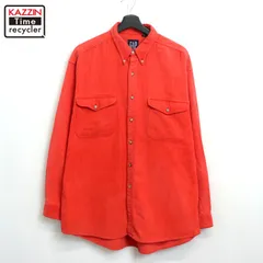 90s vintage GAP ボタンダウン コーデュロイ 長袖シャツ メンズ 表記Lサイズ