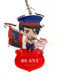 [중고] 키홀더 마스코트 (캐릭터) 백설 철평 [세가 콜라보 카페 밴드 하자! 키라도루 스탠드 첨부 아크릴 키홀더 A]