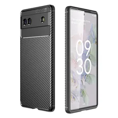 【Hbcnxny】Pixel 6A 5G au ケース に適用 滑り止めマット極薄携帯ケース スクラッチ保護（ブラック）耐震TPUケース グーグル ピクセル6a 5g Pixel 6A 黒
