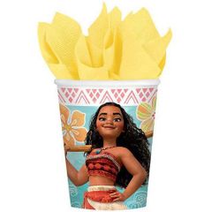 디즈니 모아나와 전설적인 바다 8pc 종이 컵 DISNEY 종이컵 Moana