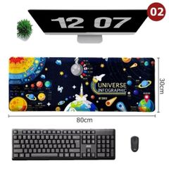 マウスパッド 大型 ゲーミング 大判 キーボード マット デスクマット 特大 防水 宇宙 世界地図 nasa NASA オフィス 事務所 滑り止め ゴム底 大きい 02