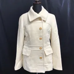 日本製★23区★アンゴラウールコート【40/レディースL/アイボリー/ivory】オンワード樫山/Coat/Jacket/Jumper◆BJ029-g