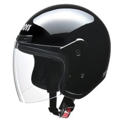 〈数量限定〉リード工業(LEAD) バイクヘルメット ジェット CROSS ブラック CR-720 -