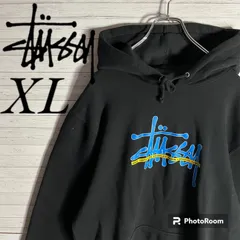 2023年最新】stussy パーカー 黒の人気アイテム - メルカリ