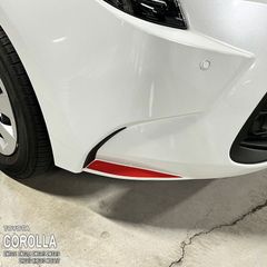 【松印】車種専用 バンパーステッカー (フロントサイド) トヨタ カローラ セダン ZWE211 ZWE214 ZWE215 ZWE219 ZRE212 NRE210 MZEA17 ハイブリッド WXB
