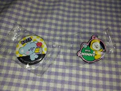 くら寿司 BT21 オリジナルラバーマスコット 缶バッジ CHIMMY コヤ ㉛