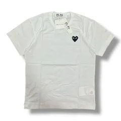 参考上代7700円 未使用品 PLAY COMME des GARCONS 24SS ハートTシャツ カットソー プレイコムデギャルソン AX-T064-051 ホワイト
