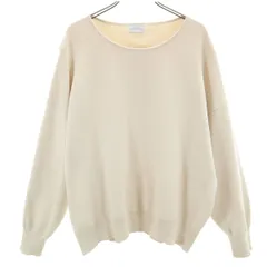 green label relaxing グリーンレーベルリラクシング 長袖 ニット ベージュ ユナイテッドアローズ レディース 古着