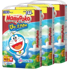 パンツ Mサイズ】マミーポコ ドラえもん 【パンツ オムツ（6~13kg）144枚（48枚×3）［ケース品］