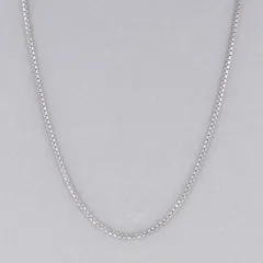 【中古】 GUCCI （グッチ） ﾍﾞﾈﾁｱﾝ ﾁｪｰﾝﾈｯｸﾚｽ 750WG ブランドジュエリー ネックレス/ペンダント/チョーカー ﾎﾜｲﾄｺﾞｰﾙﾄﾞ 4.8g