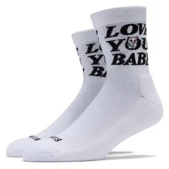 Ripndip Love You Mid Socks White 靴下 ソックス 送料無料のサムネイル
