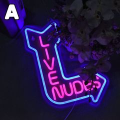 ネオンライト Live Music アクリル LED ネオンサイン 装飾 インテリア 寝室 ベットルーム リビング おしゃれ かわいい きれい キラキラ 英語