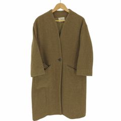 イエナ IENA ウールモッサーノーカラーコート レディース 34