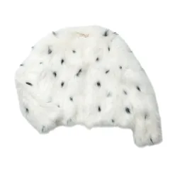 乙水の華道　TORY BURCH ホワイトフォックスファーコート フード-ウールコート-front.