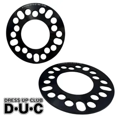 アルミ鍛造5mmスペーサー2枚セット 5H専用 対応PCD-114.3/100/120/112-127 トヨタ 日産 ホンダ マツダ スバル レクサス ベンツ BMW VW アウディ ミニ ボルボ ジープ①