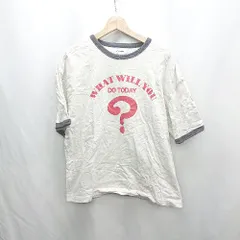◇ ⊂ Φ MONO-MART モノマート ロゴプリント 半袖 Tシャツ サイズF グレー系 レディース E  【1502030018097】