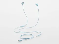 【新品・5営業日で発送】ELECOM エレコム 有線イヤホン／Type-C／高耐久／セミオープン／ブルー(EHP-DF13IMBU)