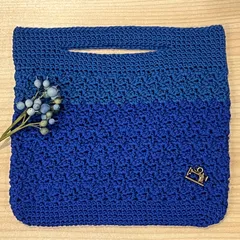 【手編み・バッグ】かぎ針編みのミニミニバッグ