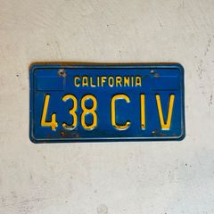 アメリカ ナンバープレート カリフォルニア州 ビンテージ