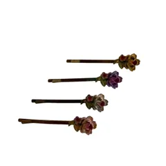 ミハエルネグリンまとめ売り ヘアピン アンティーク ゴールド ブロンズ ピンク パープル 金属