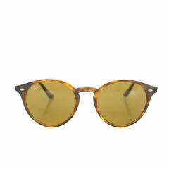 レイバン RAY BAN サングラス 眼鏡 ウエリントン プラスチックフレーム べっ甲柄 ケース付き 51□20 150 茶 ブラウン RB2180F /YT