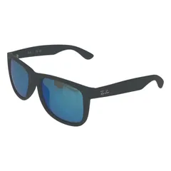 Ray-Ban レイバン RB4165F JUSTIN 622/55 ミラーサングラス/ブラック×ブルー