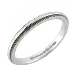 【刻印無し】Tiffany&Co 結婚指輪　9号13号　ミルグレイン 刻印無し】Tiffany&Co 結婚指輪 9号13号 ミルグレイン
