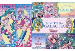 【中古】シール・ステッカー 初音ミク＆巡音ルカ 流星乙女ギャラクティア ステッカーセット 「ピアプロキャラクターズ」