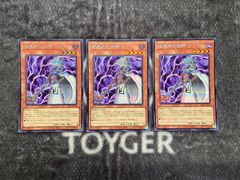 【特価品】　遊戯王　暗黒界の術師スノウ　シークレット3枚