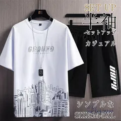 セットアップ メンズ 上下セット Tシャツ ハーフパンツ ショートパンツ 夏 ルームウェア 運動着 スウェット 半袖 大きいサイズ 部屋着 vor5