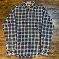 L.L.Bean チェックシャツ Wrinkle Free Green×Navy Size S