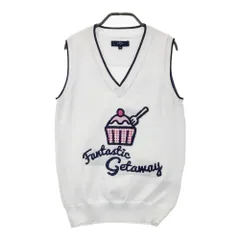 サイズ：M CALLAWAY キャロウェイ  Vネックニットベスト  ホワイト系 [240101232343] ゴルフウェア レディース ストスト