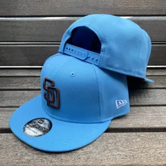 USA仕様 9FIFTY ニューエラ MLB サンディエゴ パドレス SD Padres スナップバックキャップ Essentials Sky Blue (950-200)