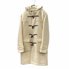 マッキントッシュ MACKINTOSH メルトン ダッフルコート トグルボタン ロング 2L-7B 42 白 ホワイト 0719のサムネイル