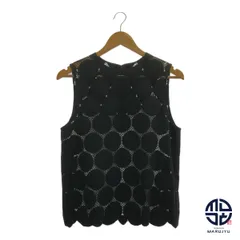 LE CIEL BLEU ルシェルブルー Big Dot Lace Sleeveless Top