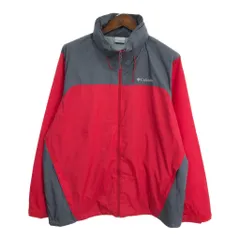 Columbia コロンビア ナイロンジャケット アウトドア レッド (メンズ L) 中古 古着 R3375