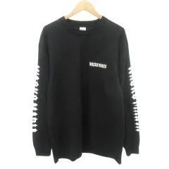 【美品・即完売XLサイズ】ワコマリア☆刺繍ロゴ入りロンT　長袖Tシャツ/2065 美品・即完売XLサイズ】ワコマリア☆刺繍ロゴ入りロンT 長袖T
