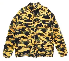 アベイシングエイプ A BATHING APE 1ST CAMO DOWN JACKET YELLOW