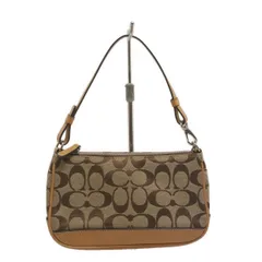 COACH　 アクセサリーポーチ　ワンショルダー　　シグネチャー　6094 COACH - 美品 コーチ アクセサリーポーチ ワンショルダー