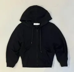 adidas(アディダス) ステラ マッカートニー ジップアップパーカー フード付き 黒