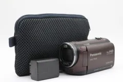 【返品保証】 【録画再生確認済み】パナソニック Panasonic HDC-TM45 ブラウン 42x バッテリー付き ビデオカメラ  v1244