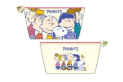スモ 【スヌーピー】【SNOOPY】舟形ペンポーチ【集合】【ピーナッツ】【ウッドストック】【すぬーぴー】【アニメ】【キャラクター】【ポーチ】【ケース】【筆箱】【ペン入れ】【文房具】【学校】【勉強】【雑貨】【グッズ】